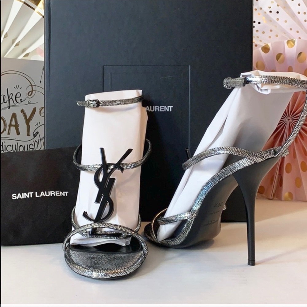 Saint Laurent Cassandra Sandals - Picture 4 of 8